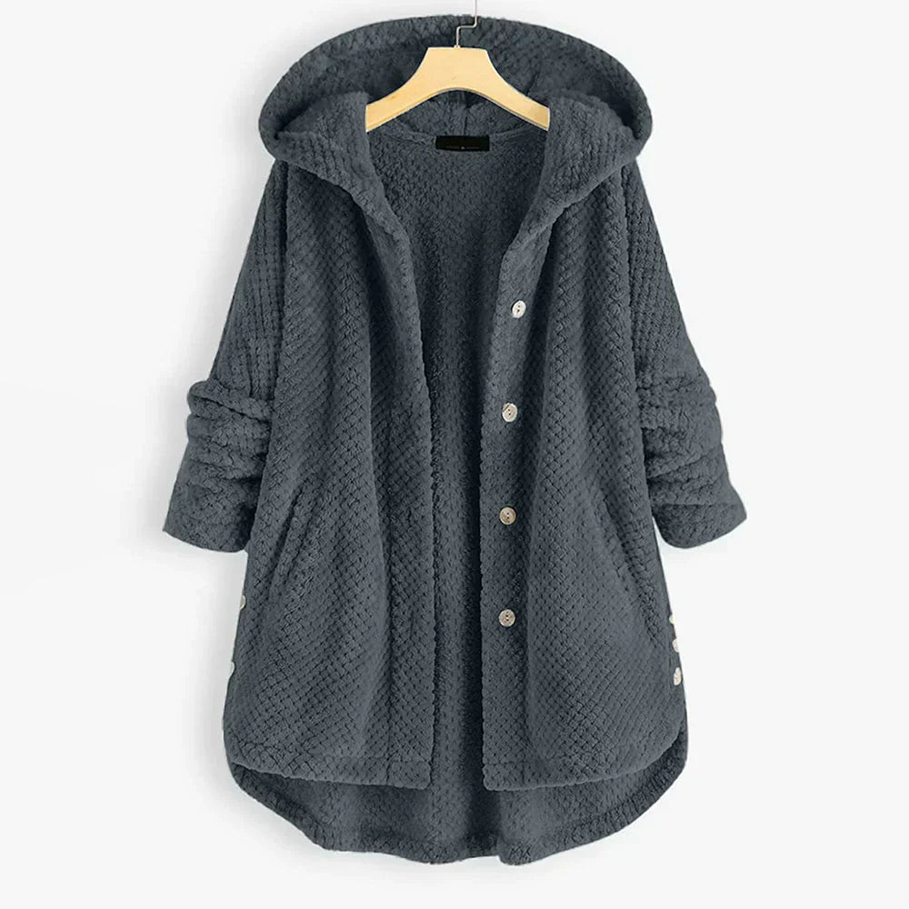 Maika | Abrigo de Canalé con Capucha