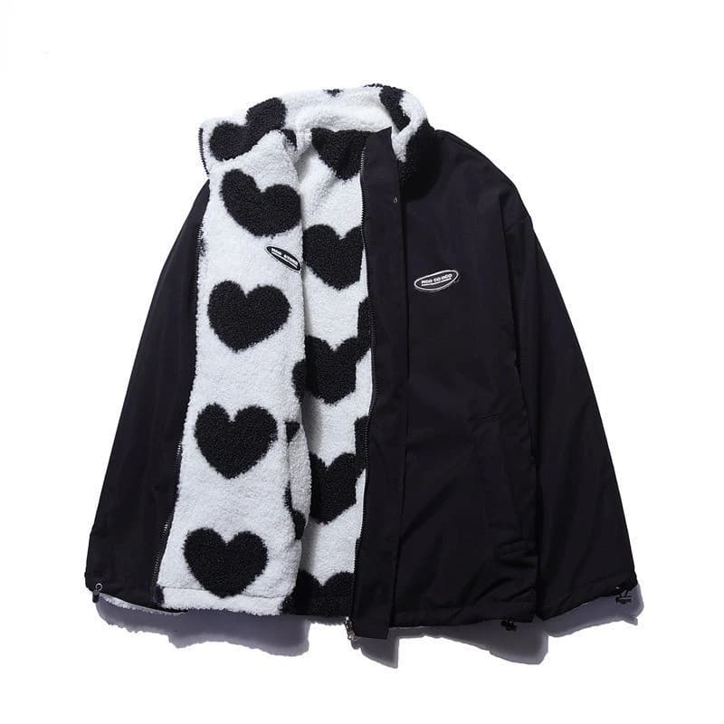 Adriana | Chaqueta Reversible Corazones