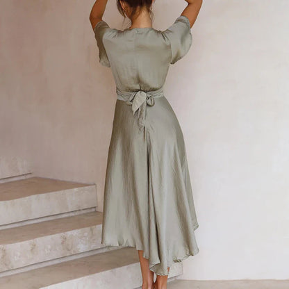 Clarice | Vestido Elegante Satinado