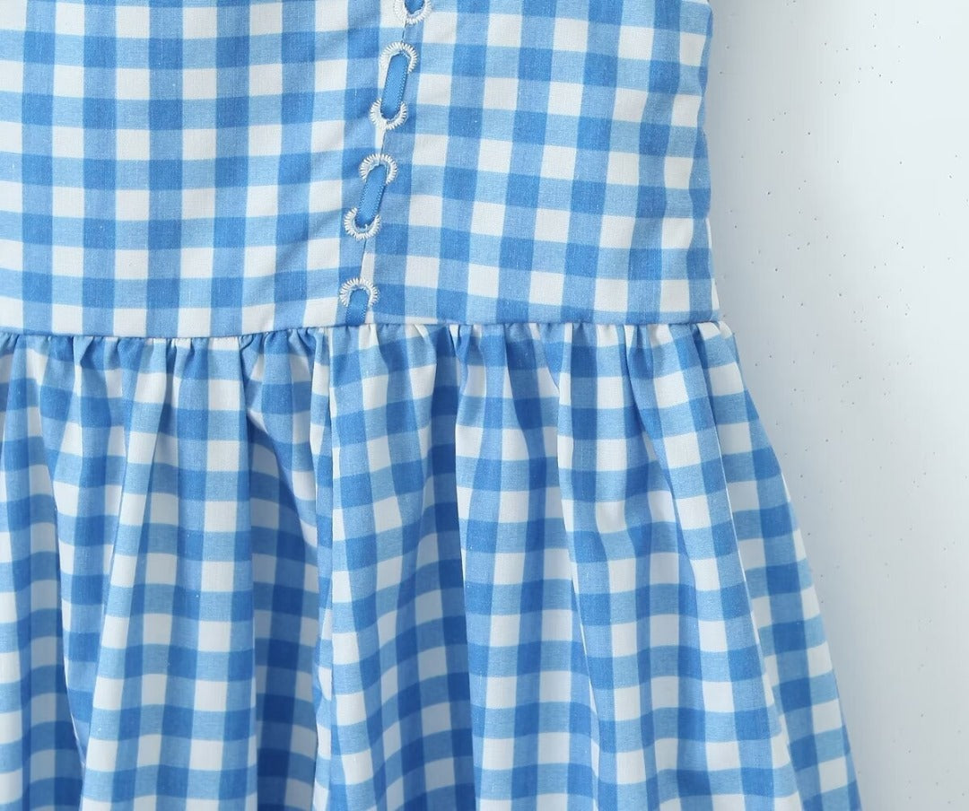 Nora | Vestido Midi de Cuadros