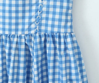 Nora | Vestido Midi de Cuadros