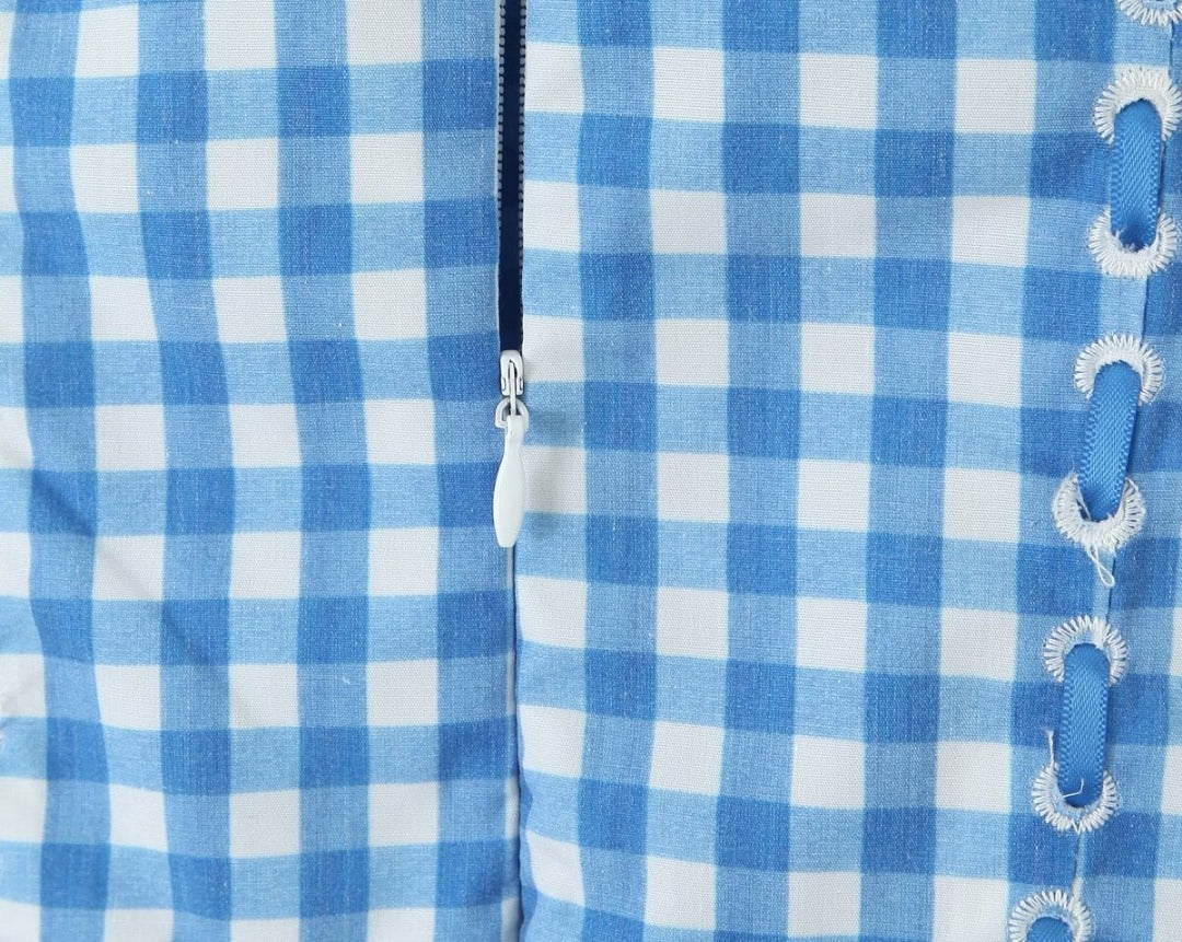 Nora | Vestido Midi de Cuadros