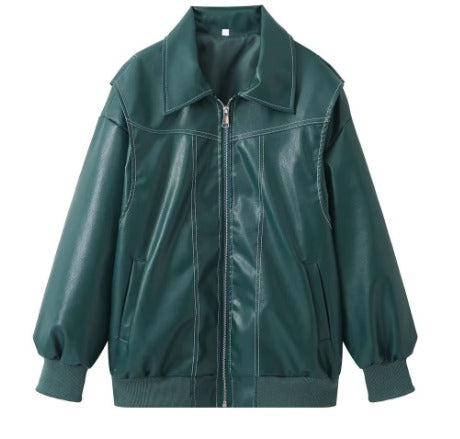 Alexia | Chaqueta de Cuero Oversize