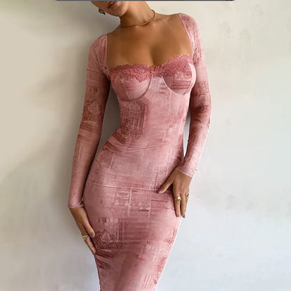 Anastasia | Elegante Vestido Rosa