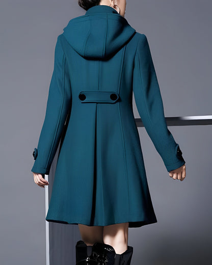 Yuna | Chaqueta con Capucha y Bufanda incorporada