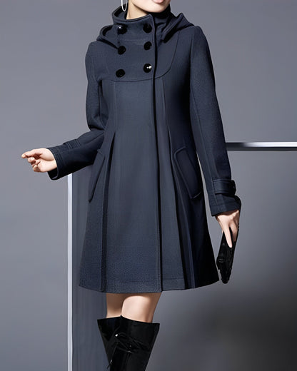 Yuna | Chaqueta con Capucha y Bufanda incorporada