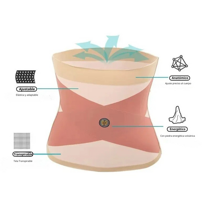 Faja Reductora Energética Cómoda y de Gran Compresión