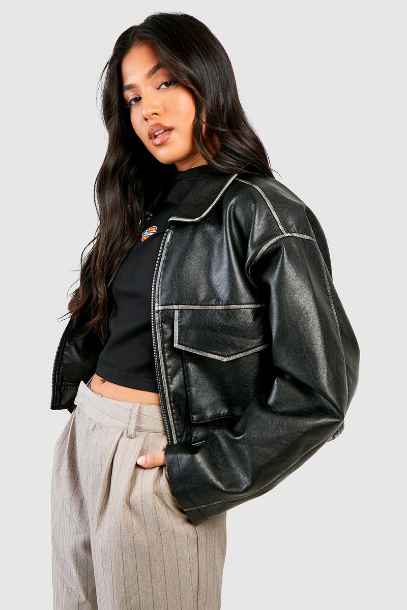 Alexia | Chaqueta de Cuero Oversize