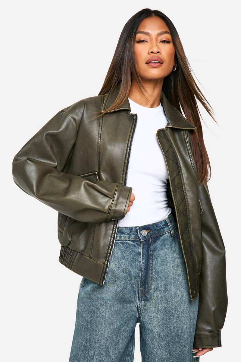 Alexia | Chaqueta de Cuero Oversize